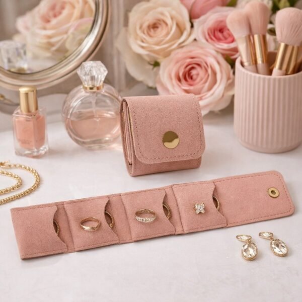 01_JewelryCase.jpg Compact Foldable Jewelry Storage Pouch / Wallet (1 Pc)