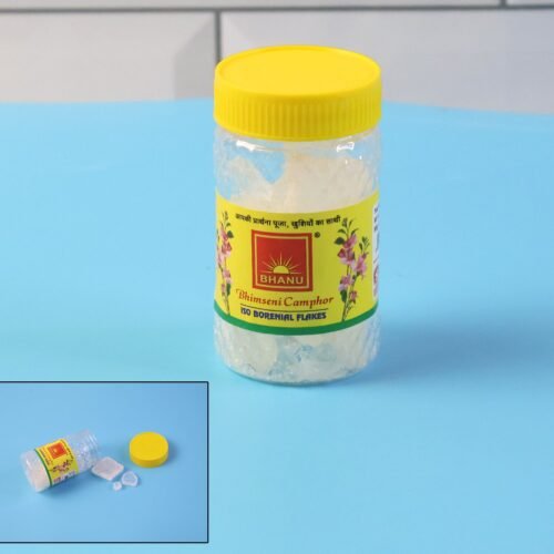 01_kapoor.jpg Premium Bhimseni Camphor ISO Borneol Flakes (20gm / 1 Pc)