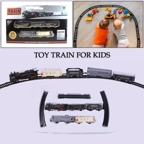 Toy Train Set for Kids, Battery Operated Train with Track Set