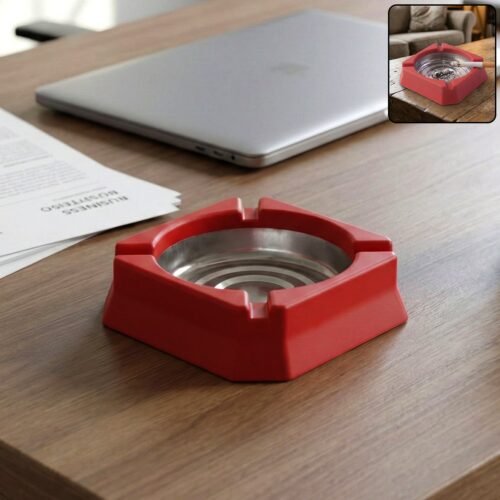Heat-Resistant Ashtray (1 Pc)