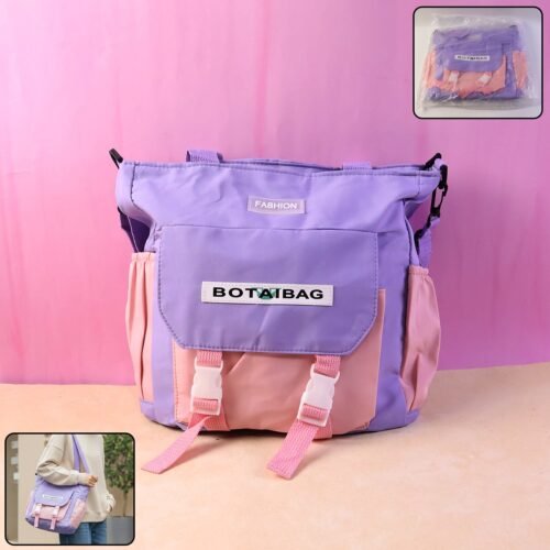 Bag-WOSKU-01_9beab3f8-ce20-48ab-91ad-9b6a60bc10b9.jpg Trendy Multi-Pocket Shoulder Tote Sling Bag (1 Pc)