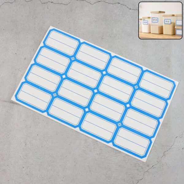 BlueSingleSticker-WOSKU-01.jpg 1 Sheets Self-Adhesive Label Stickers