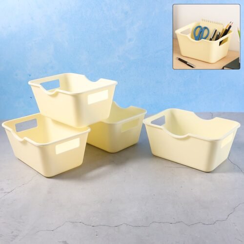 Multi-Purpose Storage Basket Organizer (15 x 10.5 cm, 4 Pc)