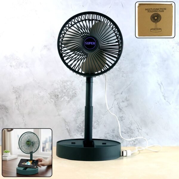 Super Multi-Function Folding Fan (1 Pc)