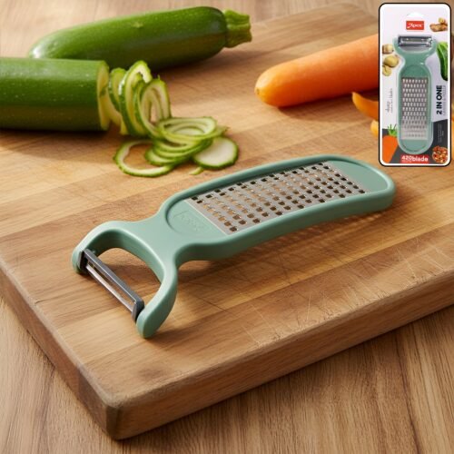 Grater-_-Peeler-01_b44db9f5-0065-4052-83a8-b33599bd015d.jpg 2 in 1 Multipurpose Vegetable Peeler and Grater Tool