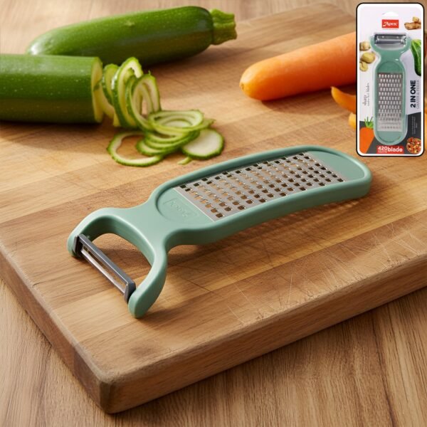 2 in 1 Multipurpose Vegetable Peeler and Grater Tool
