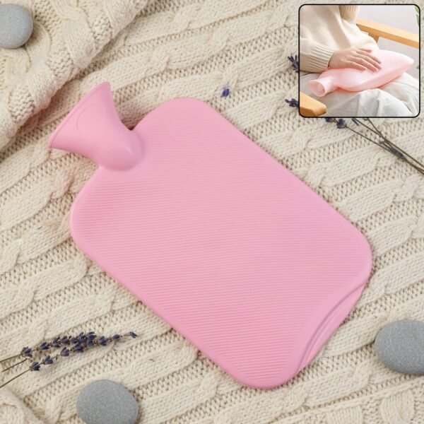 Premium Quality Rubber Hot Water Bag (31 x 19 Cm / 1 Pc)