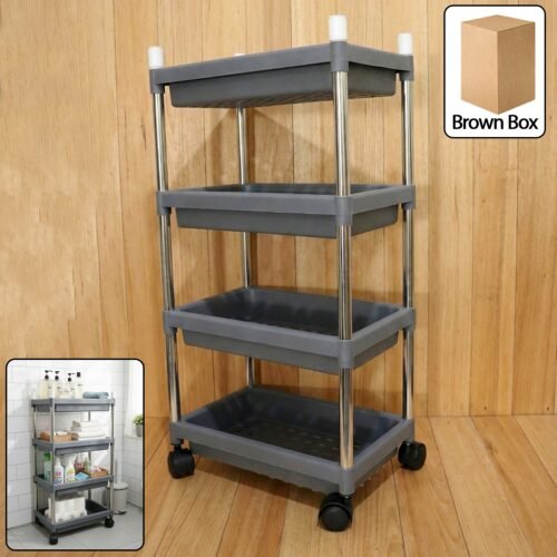 MULTIPURPOSE4RACK-WOSKU-01.jpg 4-Layer Rolling Storage Cart with Wheels Set