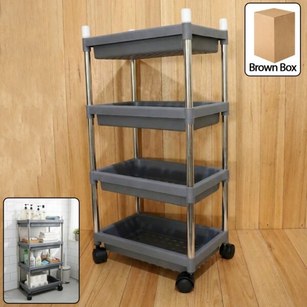 MULTIPURPOSE4RACK-WOSKU-01.jpg 4-Layer Rolling Storage Cart with Wheels Set