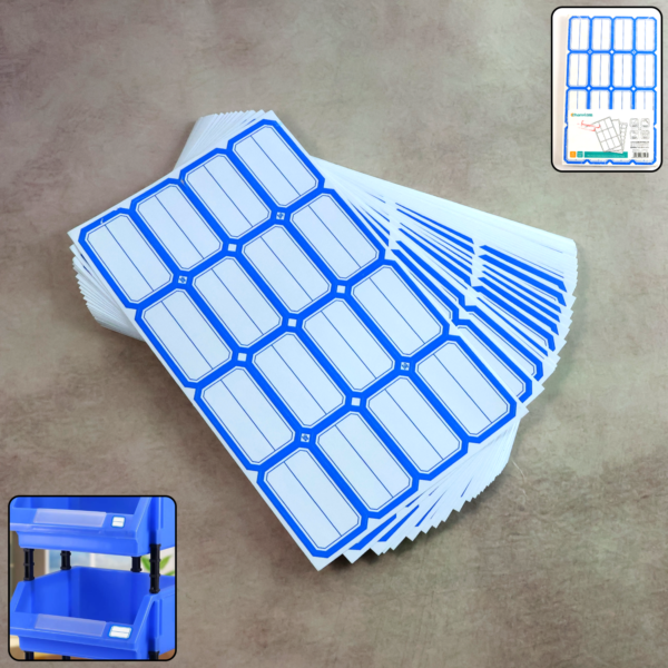 Writable Label Stickers – 50 Sheets Self-Adhesive Label