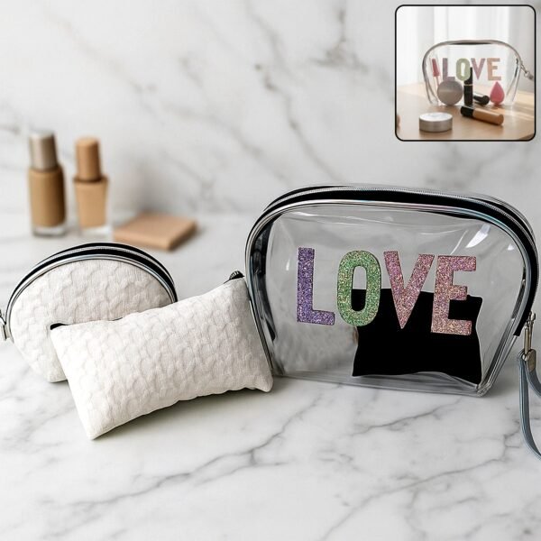 Purse-WOSKU-01_19ea9dfb-f2b8-4f62-abb2-5ec0eb1e49a5.jpg 3-in-1 Premium Makeup Bag Set