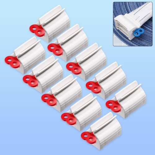 Rolling-Tube-Toothpaste-Squeezer-01.jpg Premium Plastic Tube Squeezer Dispenser Set (10 Pc)