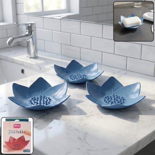 Soap-Holder-01.jpg Supermom 3-Piece Lotus Blossom Design Soap Holder Set