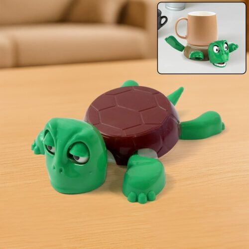 Cute Plastic Turtle Cup Coaster (1 Pc)