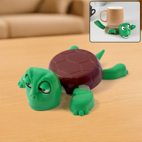 Turtle-Shaped-Cup-Holder-01.jpg Cute Plastic Turtle Cup Coaster (1 Pc)