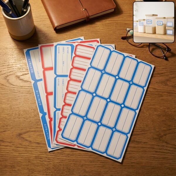 Writable-Blank-LabelSticker-Sheets-01.jpg Multipurpose Writable Label Stickers (5 Sheets Set)