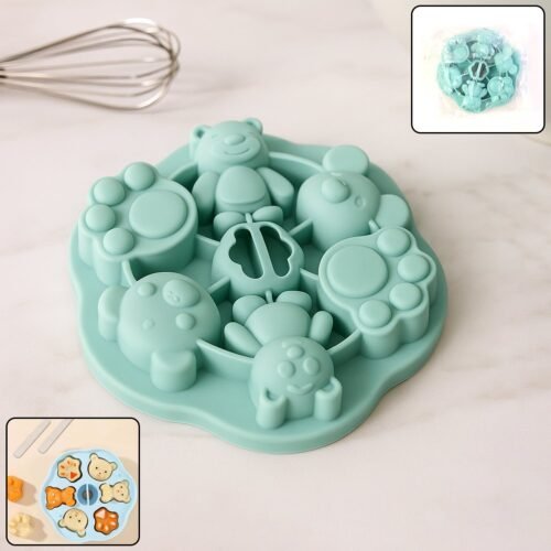 Silicone Kids Cartoon Shape Chocolate, Jelly & Candy Mold (1 Pc)
