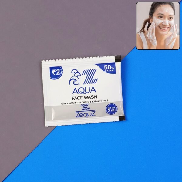 aquafacewash-WOSKU-01_2555a8e8-b13e-4dc5-bc20-2c0a3c79ec5d.jpg Zequz Aqua Face Wash Sachet (5 ML / 1 Pc)