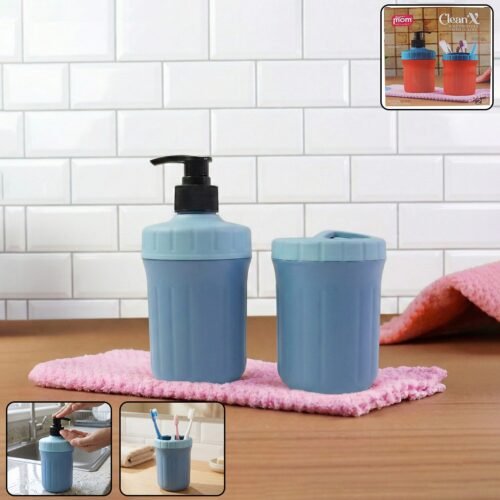 db816609-d761-4ddc-a2a7-1785e02097b3.jpg Multipurpose Soap Dispenser with Utility Holder (1 Set)