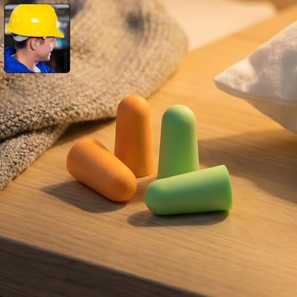 earpluge-01.jpg Reusable Noise Reduction Foam Ear Plugs (2 Pair Set)