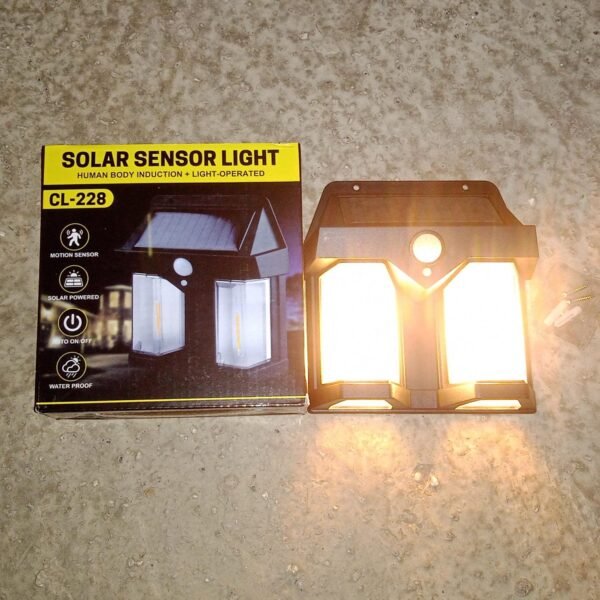 Outdoor Solar Wall Lamp Waterproof High Quality Induction Garden Night Lamp 1 Pc