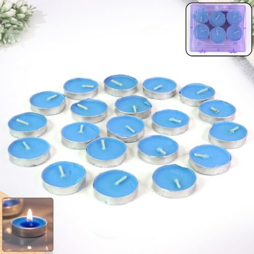 001_1d7cfa9b-0f79-4bdf-8a7c-cd326c2f7337.jpg Multicolor Tea Light Candles - (20 Pc)