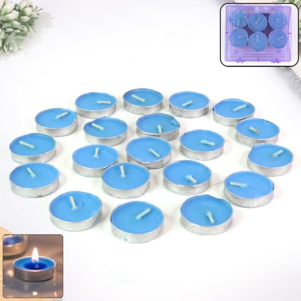 001_1d7cfa9b-0f79-4bdf-8a7c-cd326c2f7337.jpg Multicolor Tea Light Candles - (20 Pc)