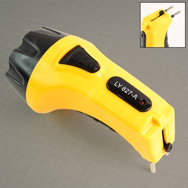 Rechargeable LED Torch Flashlight – High-Power Handheld Emergency Light Built-in Plug