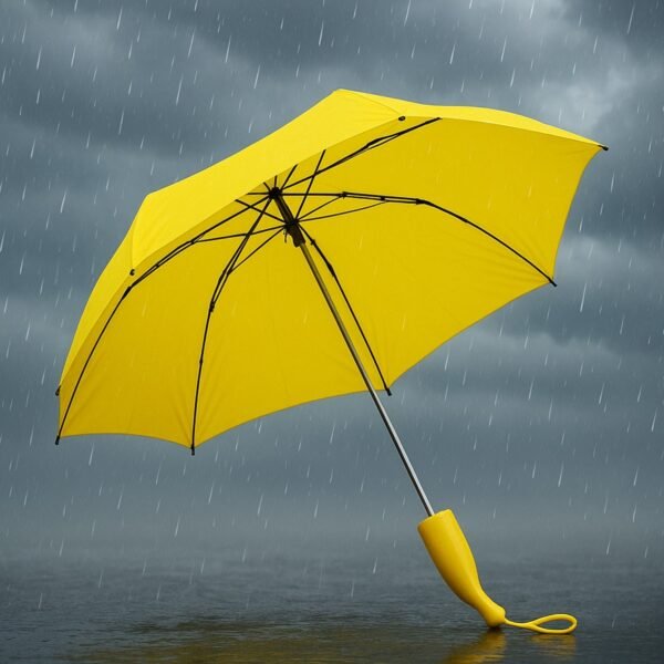 Stylish Banana Shaped Mini Foldable Umbrella