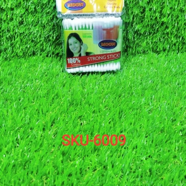Cotton Buds for ear cleaning, soft and natural cotton swabs (100 pieces)