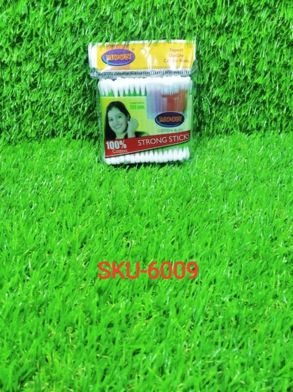 Cotton Buds for ear cleaning, soft and natural cotton swabs (100 pieces)