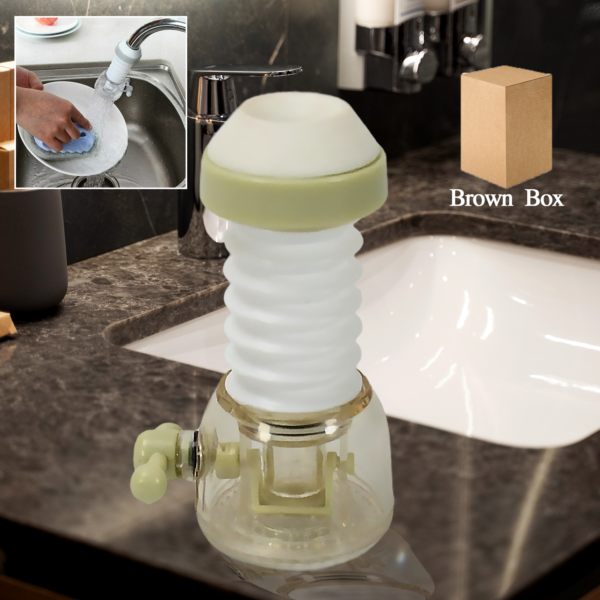 Adjustable 360° Rotating Water Faucet Extender Nozzle Saver Device