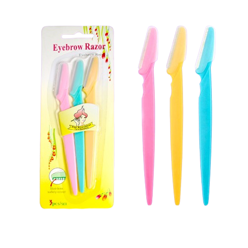 01-removebg-preview_bf8b8b10-171e-4e88-ba0d-359bc954d487.png Eyebrow Painless Facial Hair Remover Razor for Face, Women and Men (3 Pack)