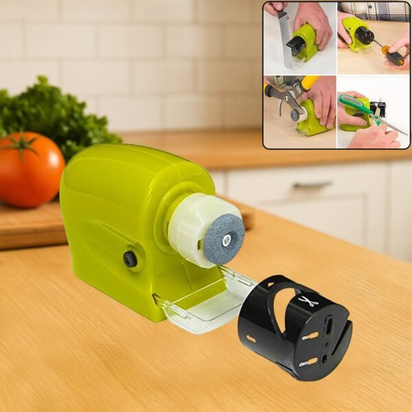 0135_knife_sharpner.jpg Cordless Motorized Knife Blade Sharpener Tool (Battery Operated)