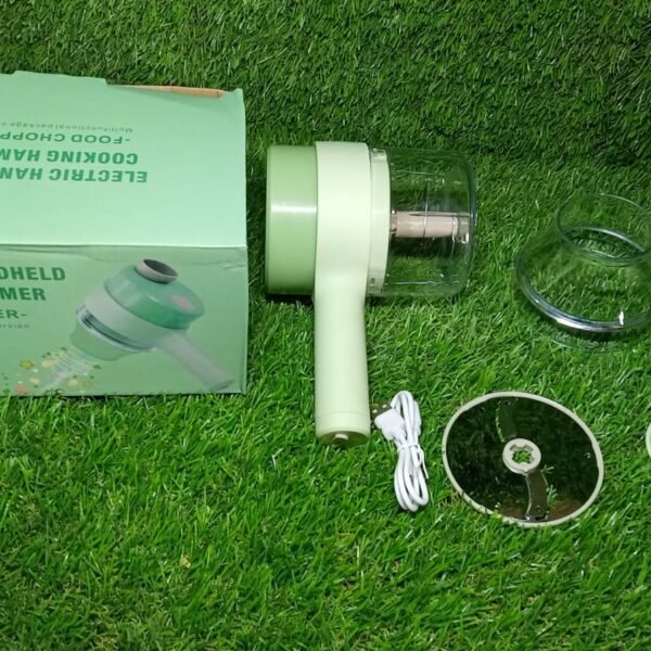 4 in 1 Electric Handheld Cooking Hammer Vegetable Cutter Fruit Slicer