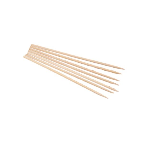 Camping Wooden Color Bamboo BBQ Skewers   Fountain Bamboo BBQ Sticks (30cm)