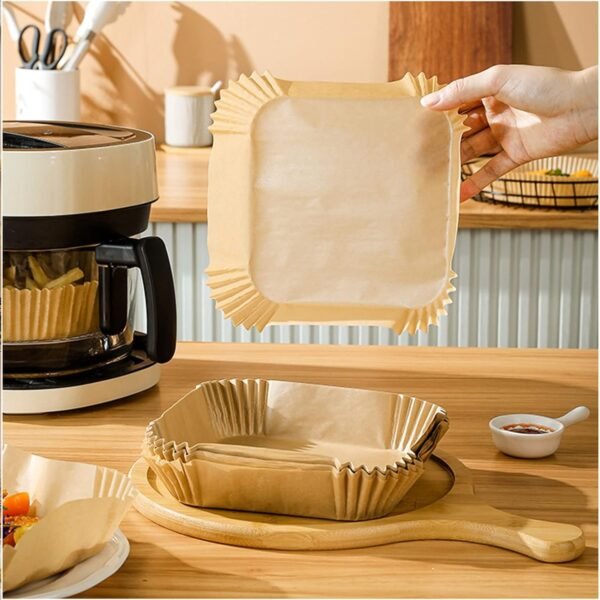 016_12118715-c77d-4782-9776-e0e41e42bdb5.jpg Square Air Fryer Disposable Paper Liner (50 Pcs Set / 160mmx45mm)