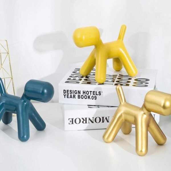 017.jpg Plastic Cute Animal Puppy Chair Dog Low Footstool for Bedroom Living