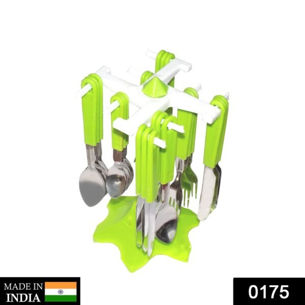 0175.jpg 24 Piece Stainless Steel Premium Cutlery Set With Stand