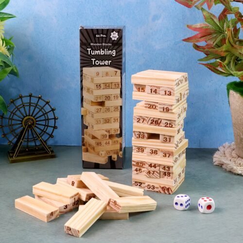 01_031f057e-ef55-43a3-bae3-7bf0f58a2792.jpg Wooden Tumbling Tower Game - (Set)