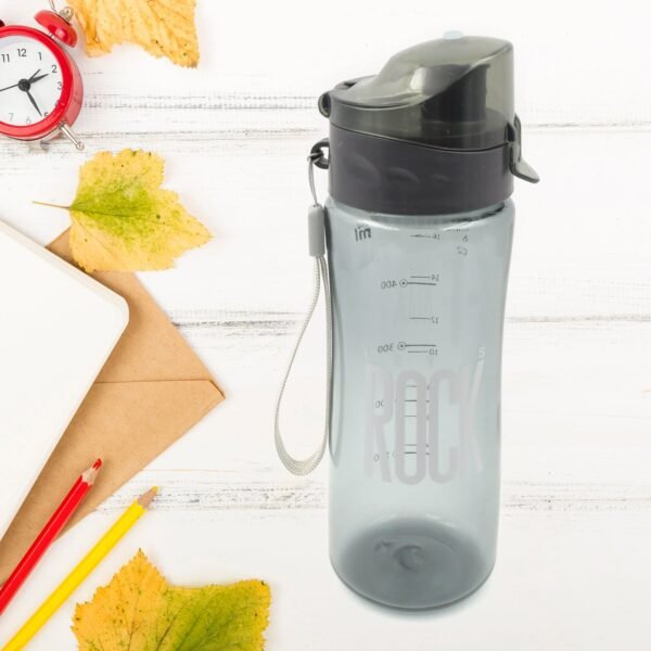 01_07fac846-fde5-44bd-8b1e-7642a17b2b8e.jpg Plastic water bottle Outdoor Sport Bottle With Carry Case, leak proof BPA-free for travel cold and hot water Plastic water bottle with daily water intake for gym and children, Home, Travel, Office Use (1 pc )