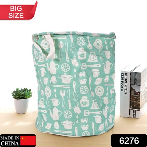 Durable Collapsible Laundry Storage Bag with Handles  for Dirty Laundry