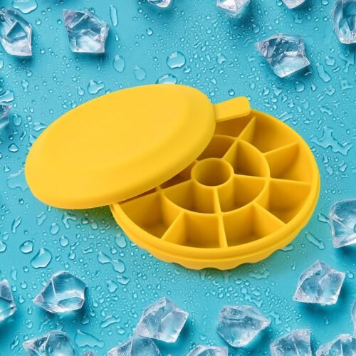 Ice Cube Tray with Lid Grid-16 (1 Pc)