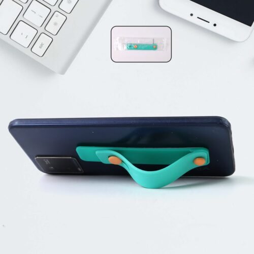 01_0cc5965a-89f9-4f7a-bffc-b324231ecc7b.jpg Teal Green Phone Loop Finger Holder, Phone Grip Straps Silicone Phone Finger (1 Pc)