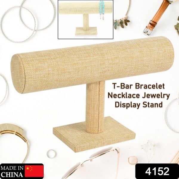 01_0f744d14-f441-4a0e-8f40-a198b8da9ef6.jpg Jewelry Display Rack Bracelet Display Portable Bracelet Stand Jewelry Stand Organizer T Bar Stand Dispaly Rack Jewelry Display Stand Watch T- Flower Display Stand Appendix Necklace (1 pc)