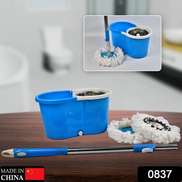 01_0fe2853d-d73e-47fc-a7b9-edd056498b8a.jpg Spin Floor Cleaning Easy Advance Tech Bucket Mop with 2 Microfiber Refill