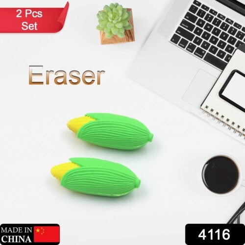 01_1379902f-406f-4130-9188-4310864c8b2d.jpg Corn Shape School Eraser High Qulaity ( 2 Pc Set )