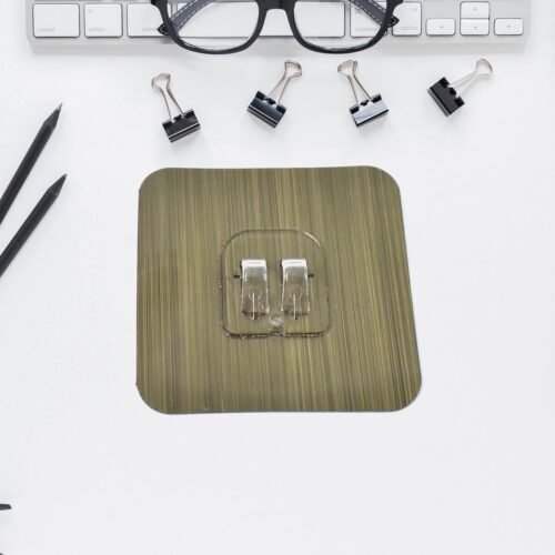 Adhesive Sticky Waterproof Oil Proof, Reusable Wall Utility Seamless Wall Hook (1 Pc)