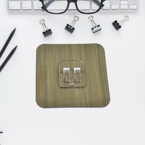 Adhesive Sticky Waterproof Oil Proof, Reusable Wall Utility Seamless Wall Hook (1 Pc)