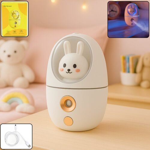 01_1518c60c-9b9f-4ba0-af7c-43f67540af1e.jpg USB Rechargeable Bunny Design Mini Humidifier & Mist Sprayer